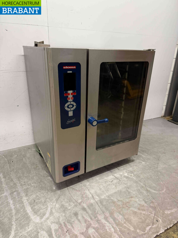 Edelstahl Eloma Genius T Combisteamer Dampfgarer 10 x 1/1 GN GAS/230V Horeca – Bild 2