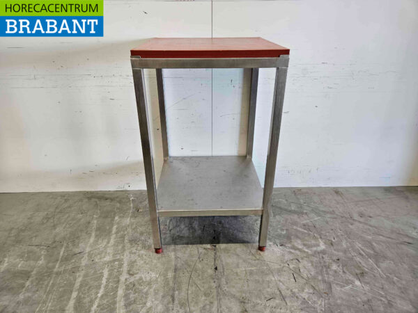 Edelstahl Polyethylen PE Schneidetisch Arbeitstisch 65 x 65 x 111,5 cm Catering Metzgerei