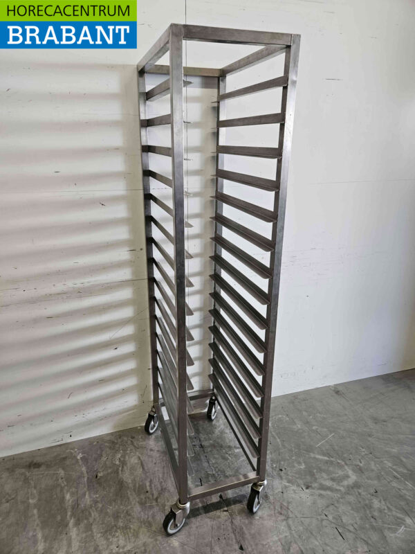 Edelstahl Trolley 15 x 1/1 GN/Gastronorm Horeca – Bild 3