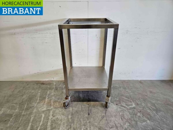 Mobiles Untergestell aus Edelstahl 60,5 x 61 x 110 cm Catering