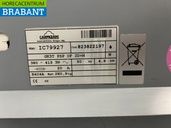 Edelstahl Carpigiani GK3T Softeismaschine Milchshakemaschine 400V Horeca – Bild 6