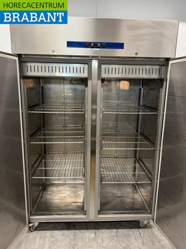 Metos Doppeltüriger Kühlschrank aus Edelstahl 1400 Liter 230V Horeca – Bild 4
