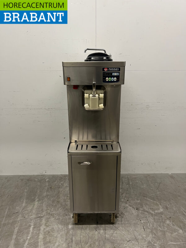Edelstahl Nissei Eismaschine 400V Catering Pommesbude