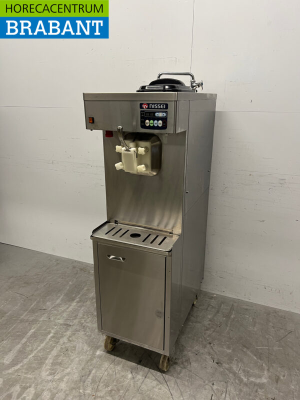 Edelstahl Nissei Eismaschine 400V Catering Pommesbude – Bild 2