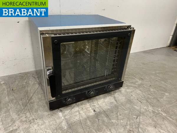 Edelstahl Tecnodom Heißluftofen Konvektionsofen 4 x 1/1 GN 230V Horeca – Bild 3