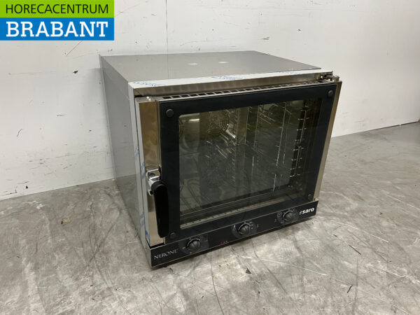 Saro Umluftofen aus Edelstahl 4 x 1/1 GN 230V Horeca – Bild 3