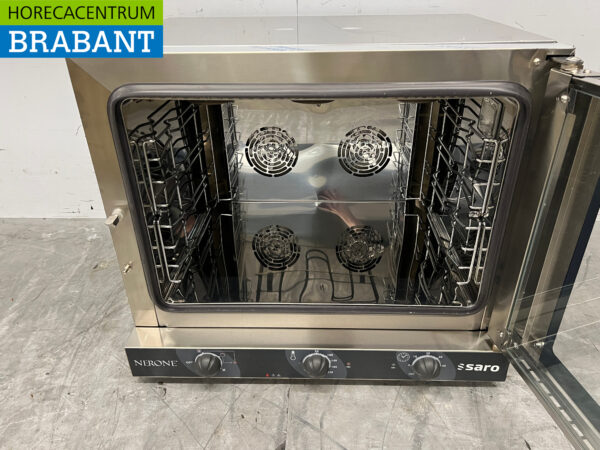 Saro Umluftofen aus Edelstahl 4 x 1/1 GN 230V Horeca – Bild 4