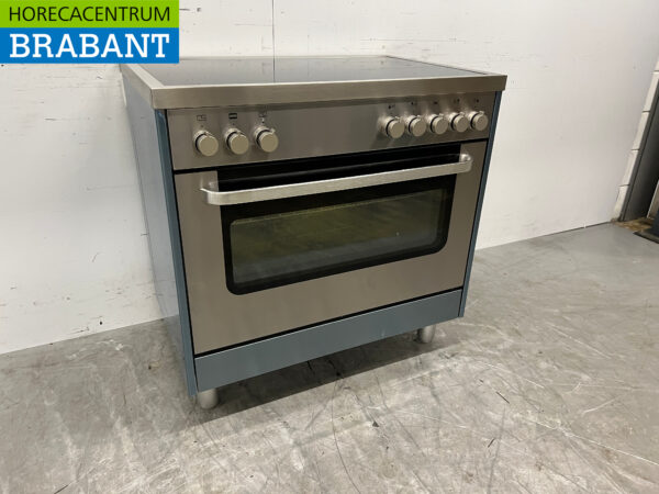 Saro Induktionsherd aus Edelstahl mit Elektrobackofen 400V Horeca – Bild 3