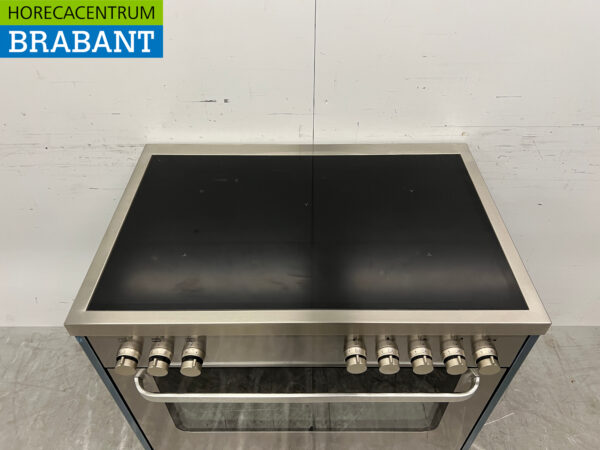 Saro Induktionsherd aus Edelstahl mit Elektrobackofen 400V Horeca – Bild 4