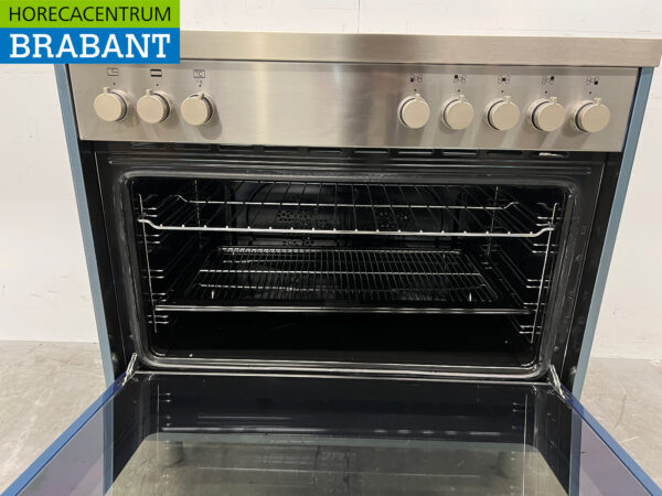 Saro Induktionsherd aus Edelstahl mit Elektrobackofen 400V Horeca – Bild 5