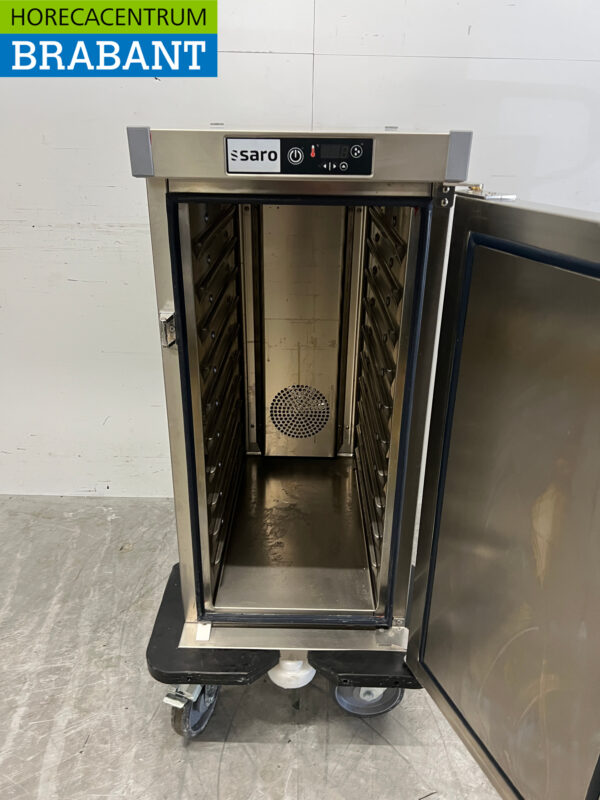 Saro Beheizter Bankettwagen aus Edelstahl Dampf 10 x 1/1 GN 230V Horeca – Bild 4