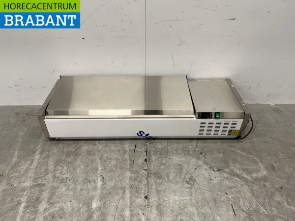 Saro Edelstahl-Arbeitsplattenkühler Saladière 4 x 1/3 GN 120 cm 230V Horeca