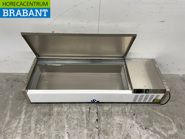 Saro Edelstahl-Arbeitsplattenkühler Saladière 4 x 1/3 GN 120 cm 230V Horeca – Bild 4