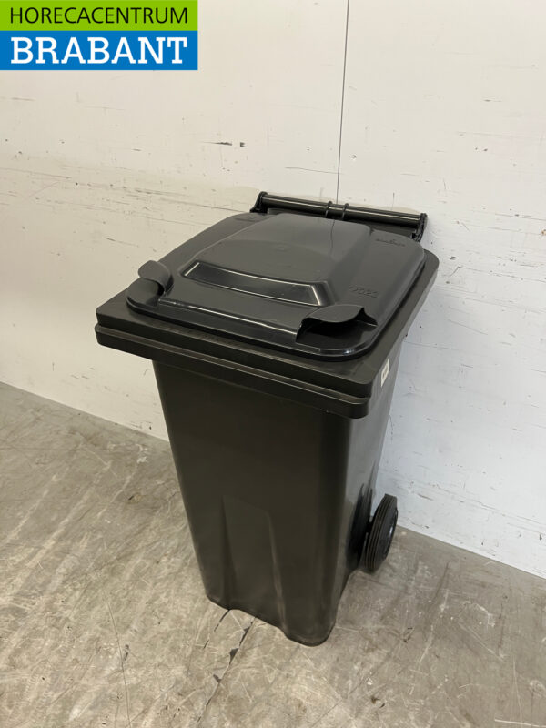 Saro Großer Abfallbehälter 120 Liter Schwarz Catering – Bild 2