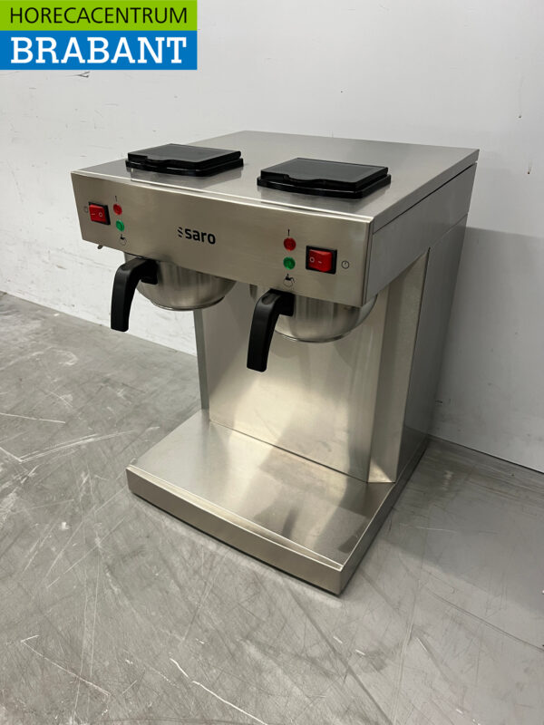 Saro Kaffeemaschine aus Edelstahl mit Thermoskannen 2,2 Liter 2 x 230V Horeca – Bild 3