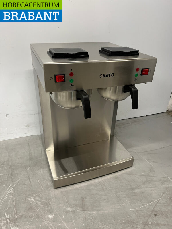 Saro Kaffeemaschine aus Edelstahl mit Thermoskannen 2,2 Liter 2 x 230V Horeca – Bild 4