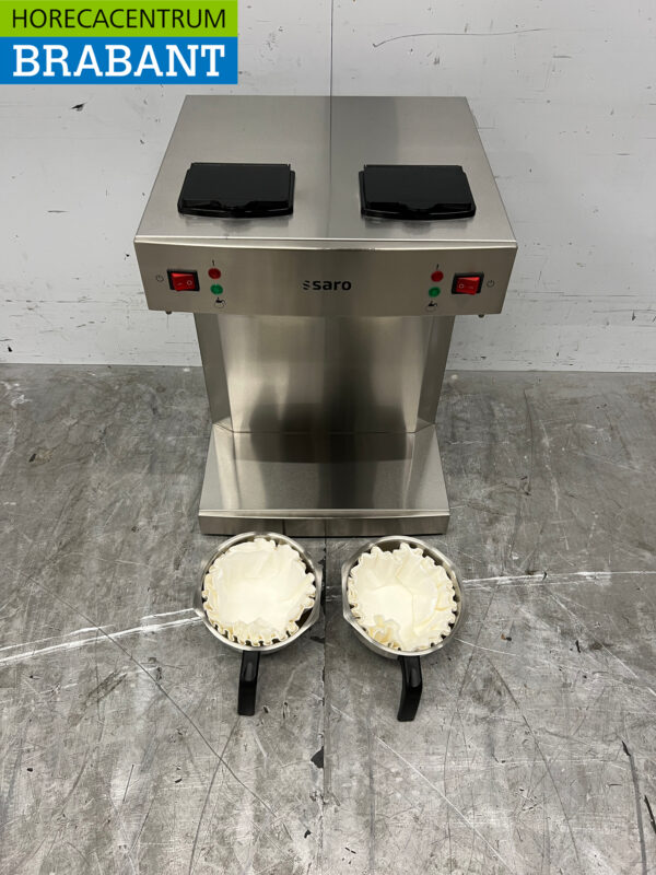 Saro Kaffeemaschine aus Edelstahl mit Thermoskannen 2,2 Liter 2 x 230V Horeca – Bild 2