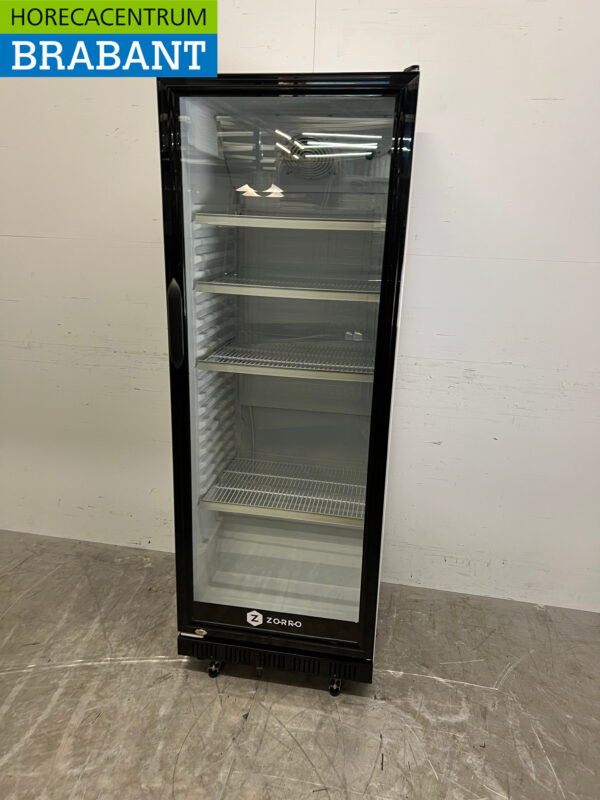 Zorro Glastürkühlschrank 360 Liter 230V Horeca