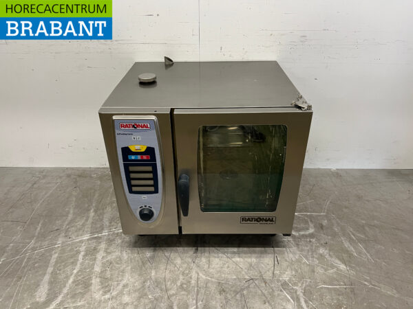 Edelstahl Rational Self Cooking Center Combisteamer 6 x 1/1 GN 400V Horeca