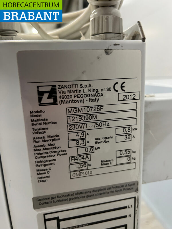 Zanotti Kühleinheit Einsatz 230V Horeca – Bild 6