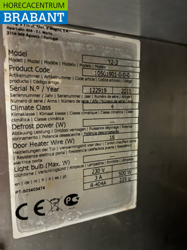 Rubbbens Blastchiller aus Edelstahl 3 x 1/1 GN 230V Horeca – Bild 6