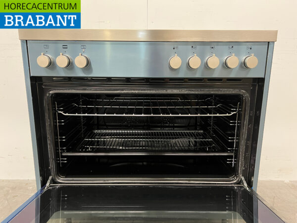 Saro Induktionsherd aus Edelstahl mit Elektrobackofen 400V Horeca – Bild 5