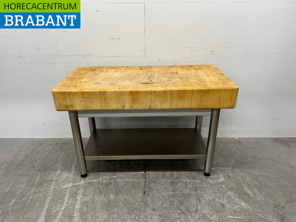 Joko Hackklotz aus Holz 121,5 cm Catering Metzgerei
