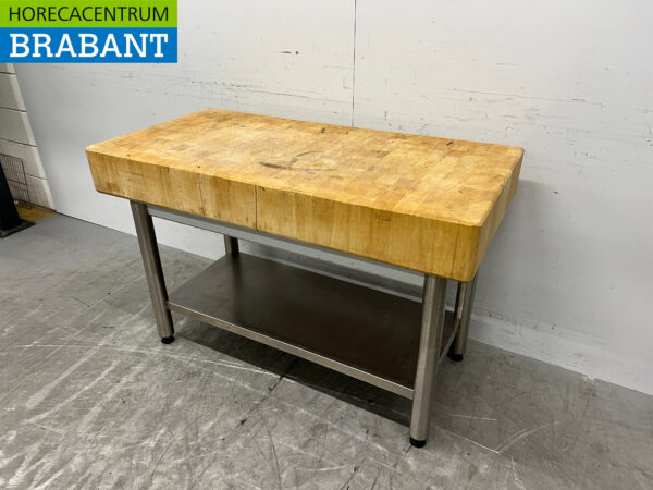 Joko Hackklotz aus Holz 121,5 cm Catering Metzgerei – Bild 2