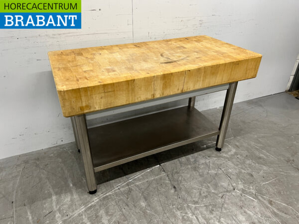 Joko Hackklotz aus Holz 121,5 cm Catering Metzgerei – Bild 3