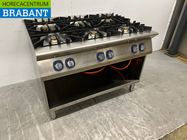 Electrolux 6-Flammen-Herd 120 cm Propan Horeca aus Edelstahl – Bild 3
