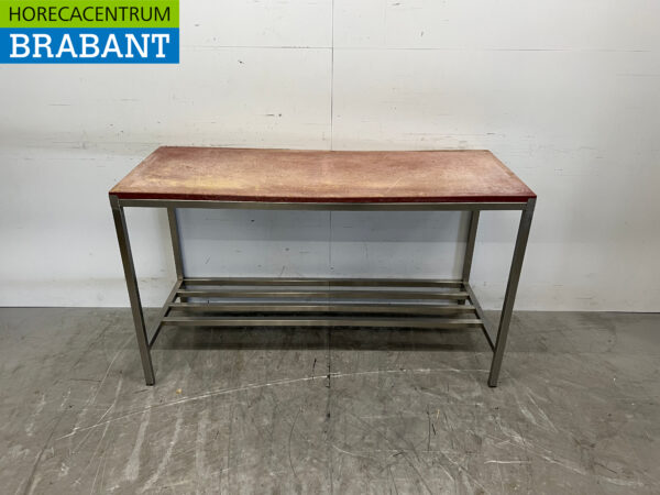 Schneidetisch aus Edelstahl Polyethylen 150 x 60 x 87,5 cm Catering Metzgerei
