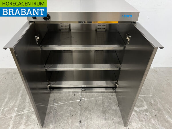 Saro Tellerwärmer aus Edelstahl 120 Teller bis zu 30 cm 230V Horeca – Bild 4