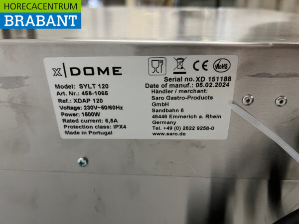 Saro Tellerwärmer aus Edelstahl 120 Teller bis zu 30 cm 230V Horeca – Bild 5