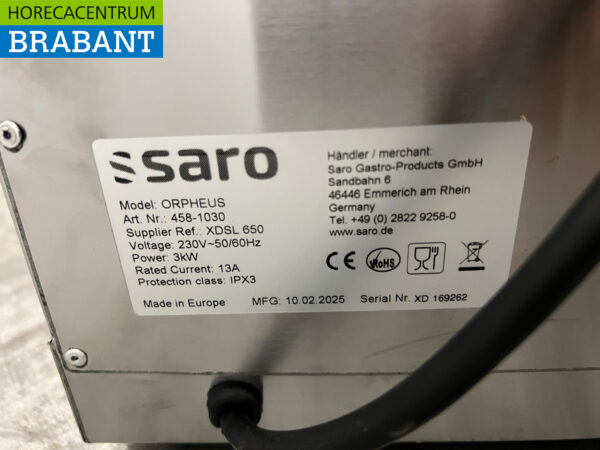 Saro Salamander Grill aus Edelstahl 80 cm 230V – Bild 4