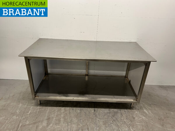 Edelstahl Arbeitstisch 170 x 79,5 x 88,5 cm Horeca