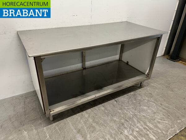Edelstahl Arbeitstisch 170 x 79,5 x 88,5 cm Horeca – Bild 3