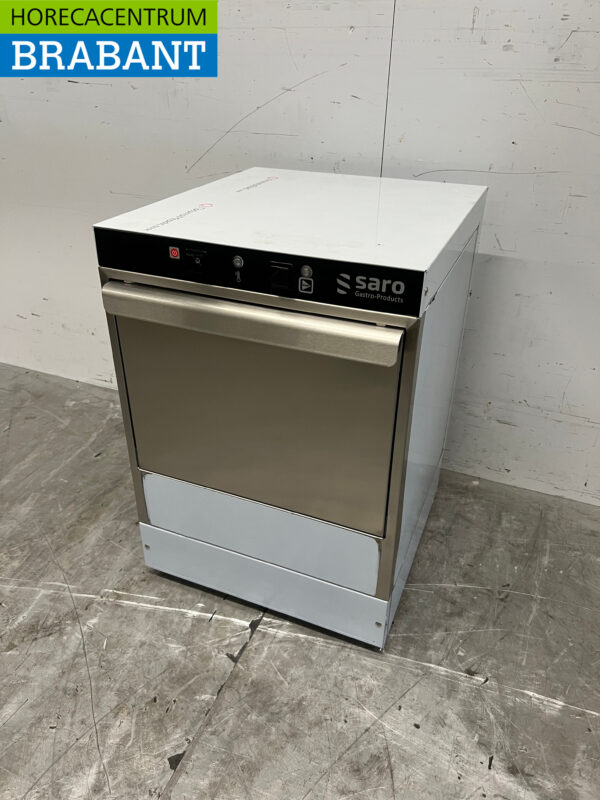 Saro Gläserspüler aus Edelstahl mit Seifendosierpumpe 230V Horeca – Bild 2
