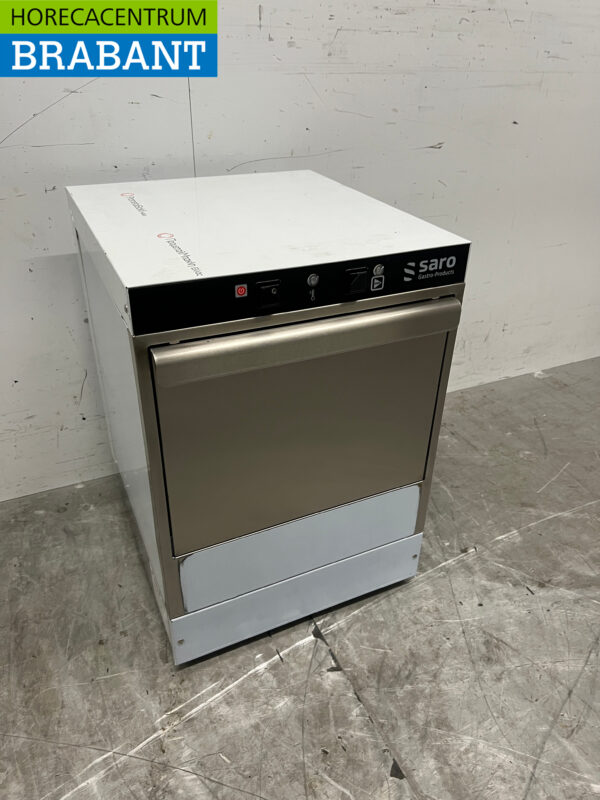 Saro Gläserspüler aus Edelstahl mit Seifendosierpumpe 230V Horeca – Bild 3