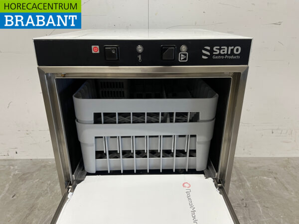 Saro Gläserspüler aus Edelstahl mit Seifendosierpumpe 230V Horeca – Bild 4