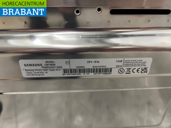 Edelstahl Mikrowelle Samsung 1100 Watt 230V Horeca – Bild 5