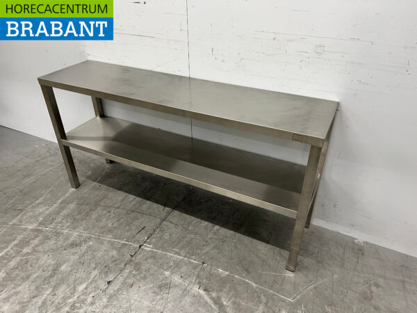 Doppelte Etagerenbrücke aus Edelstahl 140 cm Catering – Bild 2
