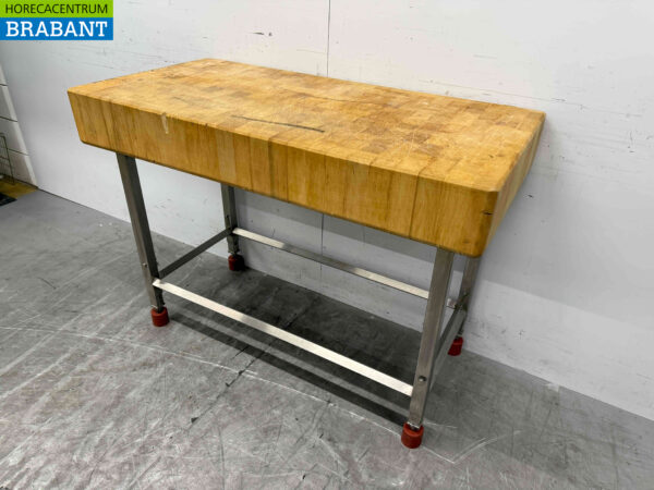 Joko Hackklotz mit Edelstahlsockel 121 cm Catering Metzgerei – Bild 4