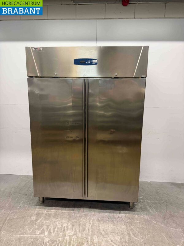 Edelstahl Alinox Evolution 2 Doppeltüriger Kühlschrank 1400 Liter 230V Horeca