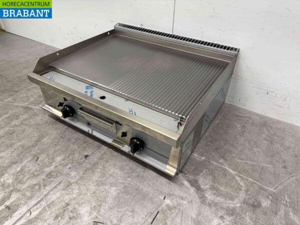 Casta Backblech aus Edelstahl Glatt und gerippt 80 cm PROPAAN Horeca – Bild 2