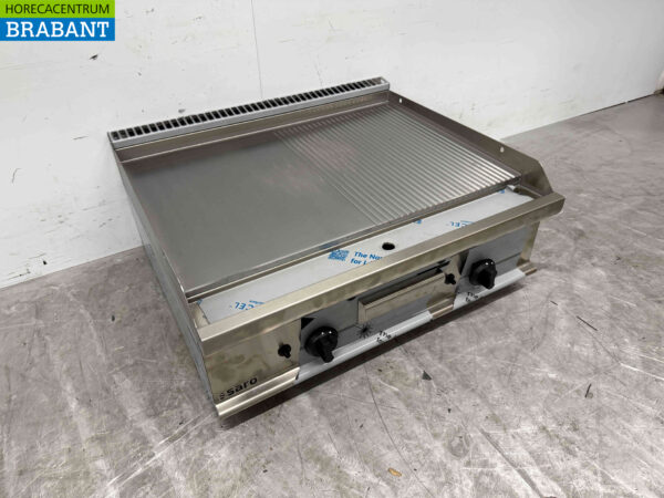 Casta Backblech aus Edelstahl Glatt und gerippt 80 cm PROPAAN Horeca – Bild 3
