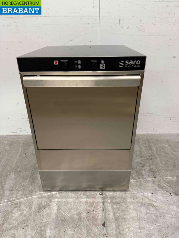 Edelstahl Saro Freiburg Geschirrspüler Gläserspüler mit Seifendosierpumpe 230V Horeca