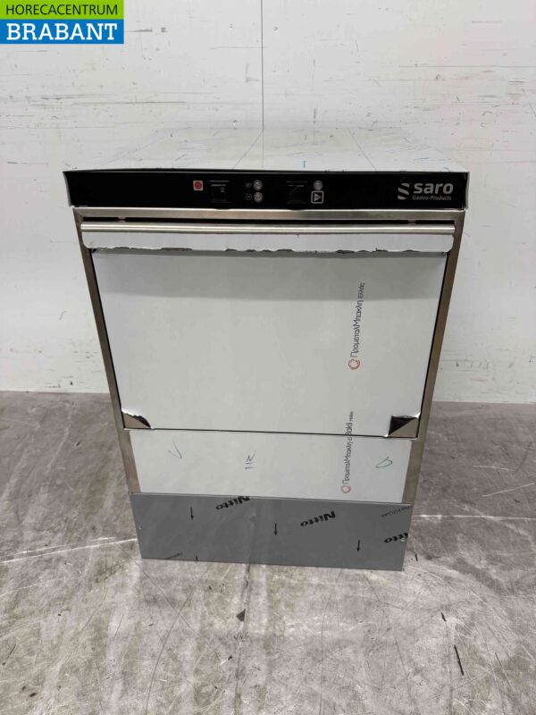 Edelstahl Saro Marburg Geschirrspüler mit Seifendosierpumpe 230V Horeca