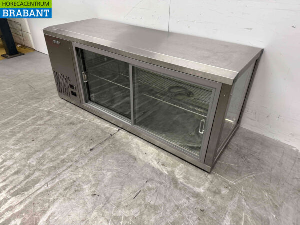 Edelstahl Gamko Kühlvitrine Gebäckvitrine 131 cm 230V Catering (kopie) – Bild 2