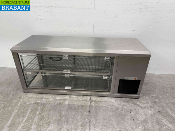 Edelstahl Gamko Kühlvitrine Gebäckvitrine 131 cm 230V Catering (kopie) – Bild 4