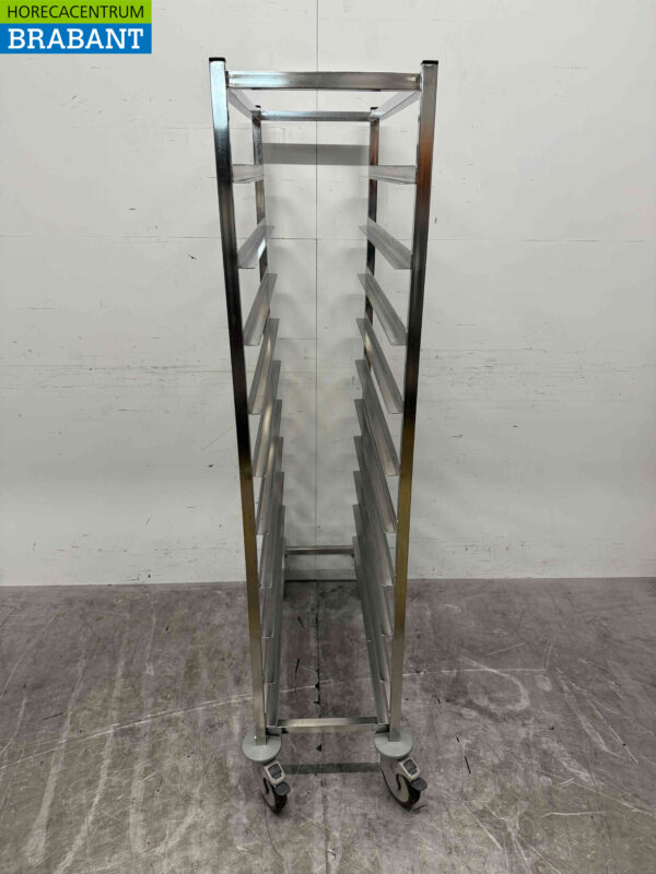 Edelstahl Regal Wagen 10 x 30/87 cm Horeca